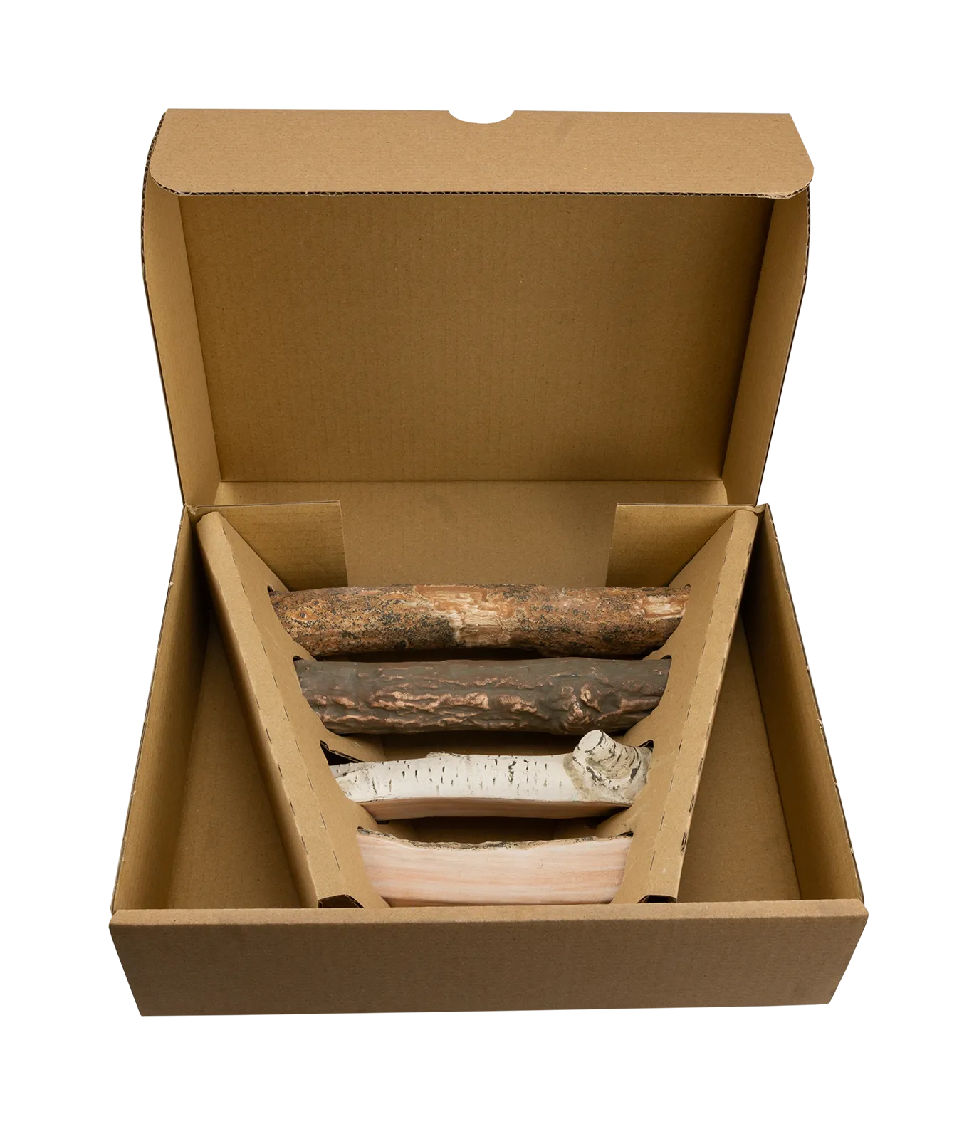 Ceramic Mix Logs – Premium Decorative Set – zdjęcie 4
