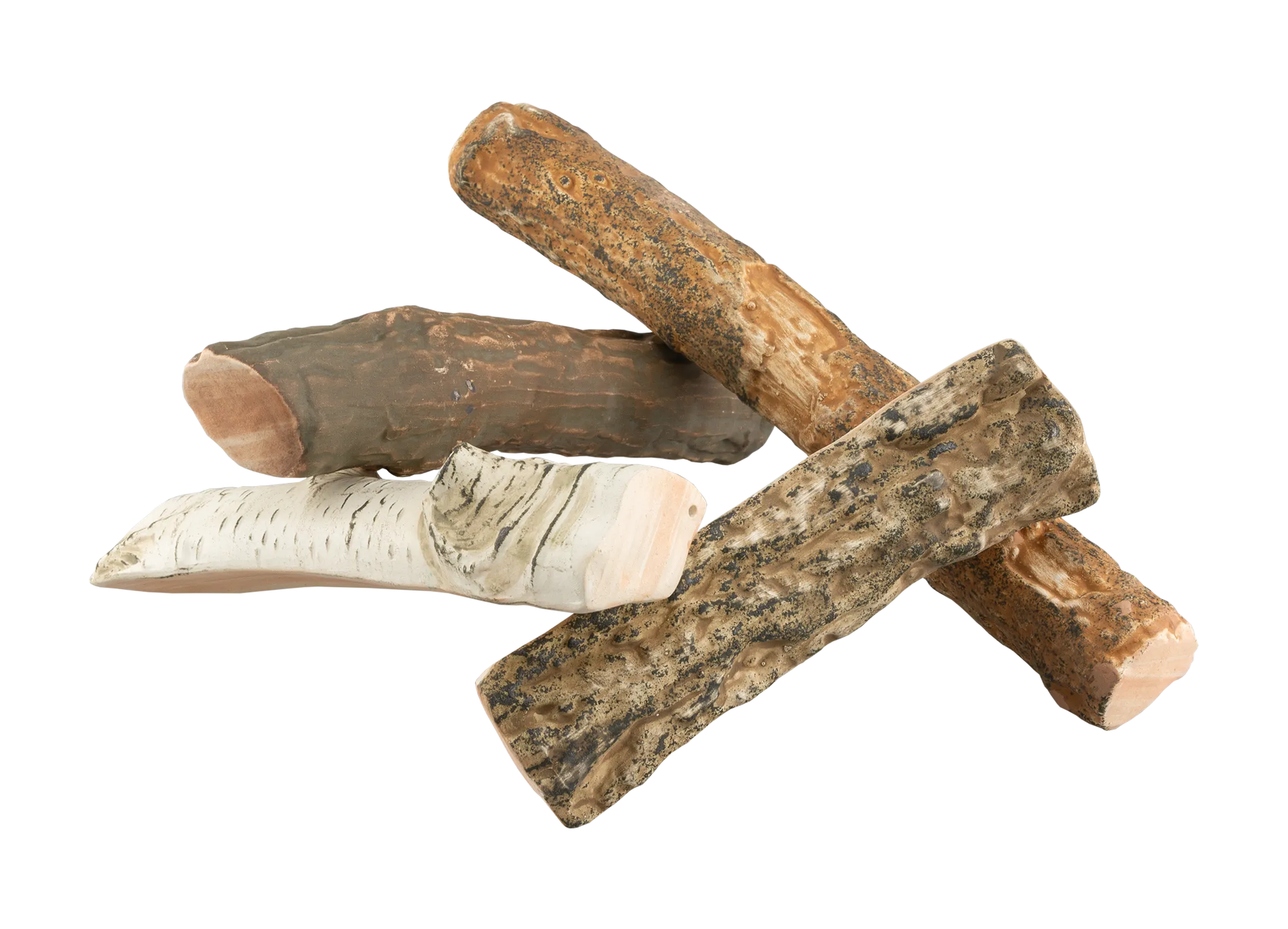 Ceramic Mix Logs – Premium Decorative Set – zdjęcie 2