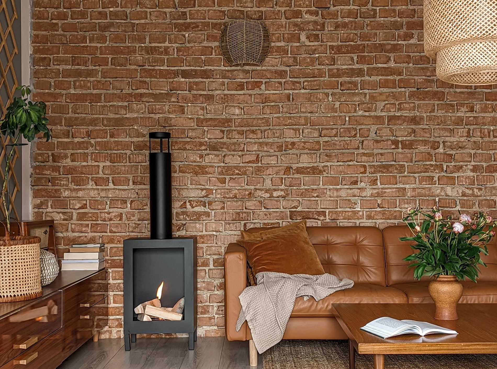 Kozen Freestanding Bioethanol Fireplace – zdjęcie 3