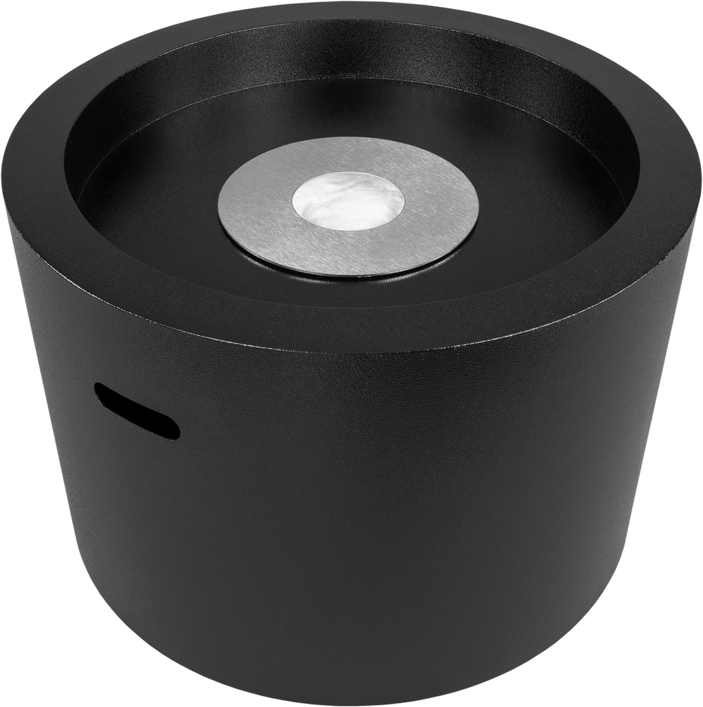 Biofireplace freestanding Moon black matte