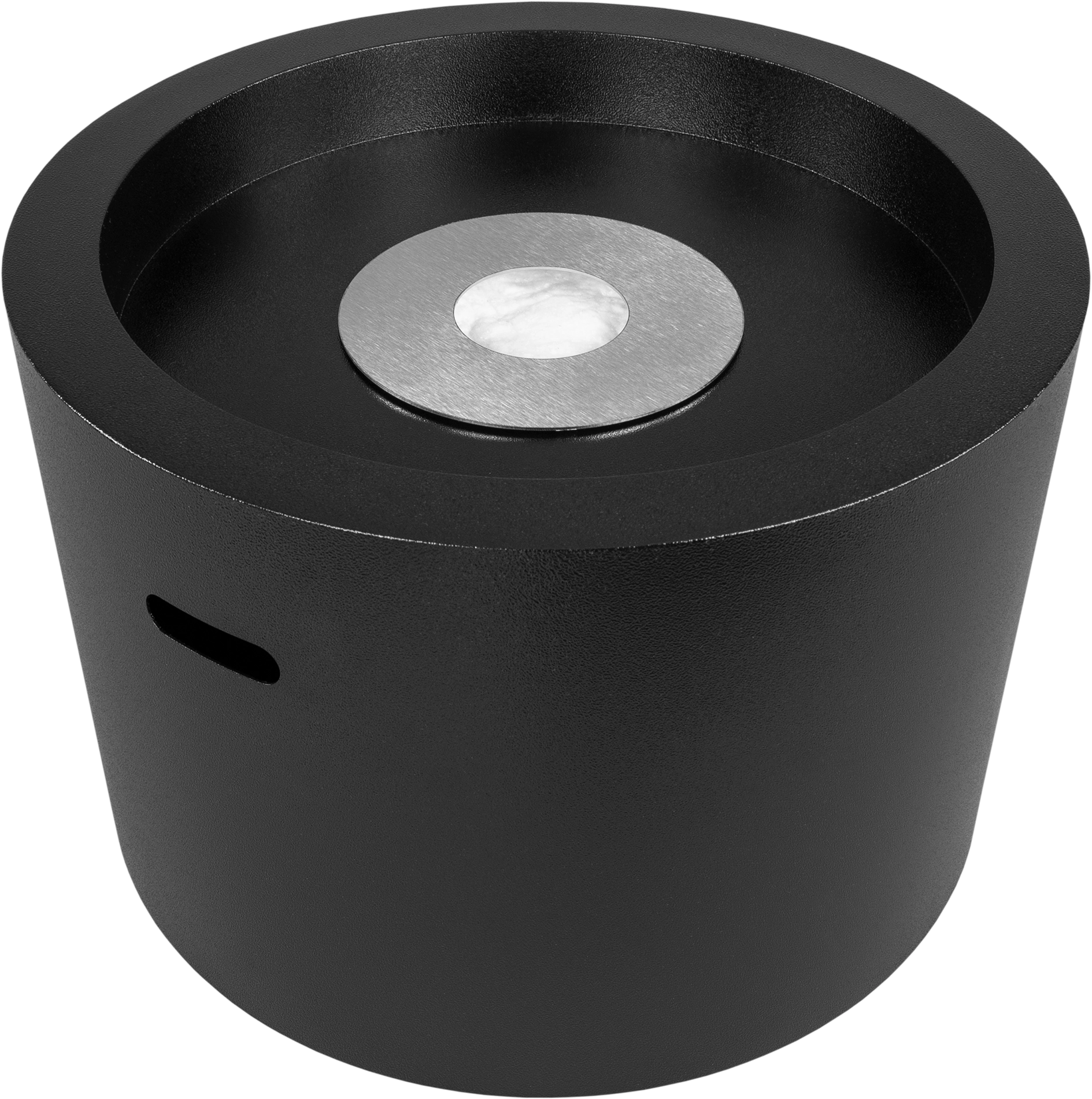Biofireplace freestanding Moon black matte