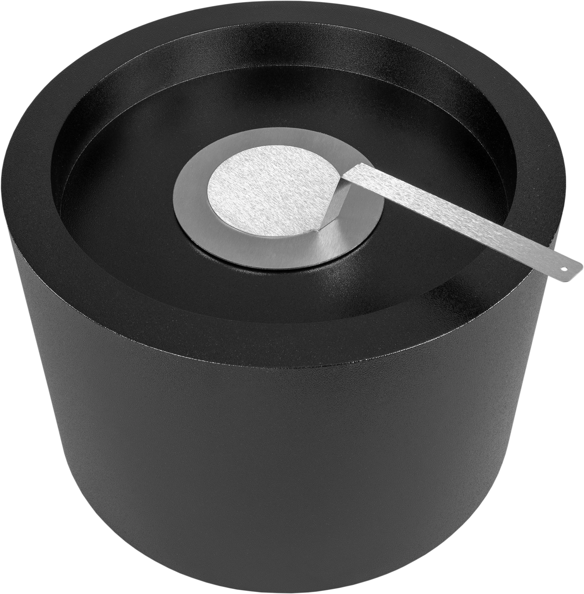 Biofireplace freestanding Moon black matte