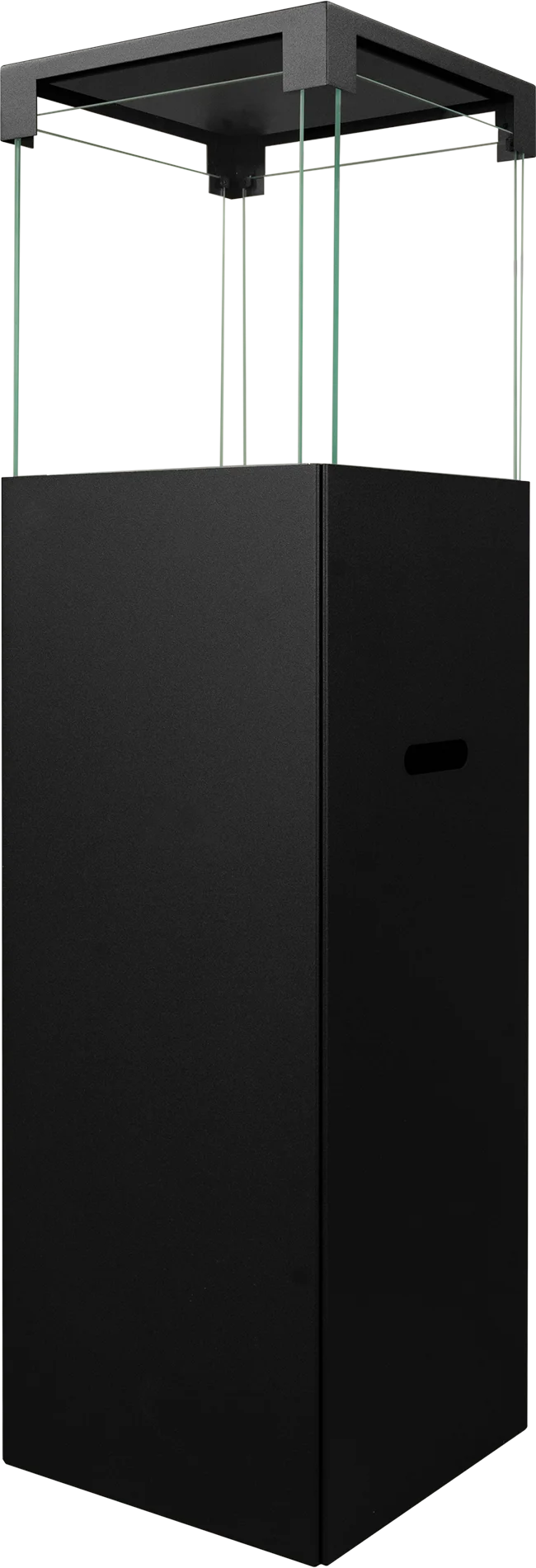 Freestanding Bio Fireplace PATIO Black Matte