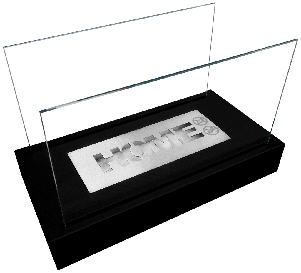 Freestanding Bio Fireplace Home Black Matte