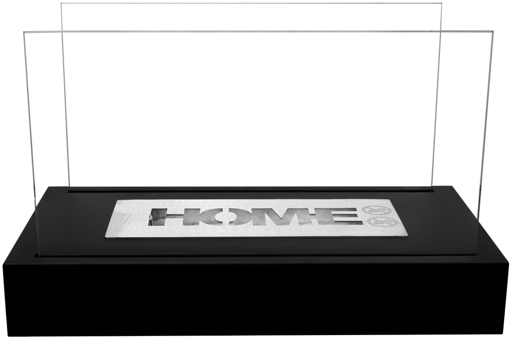 Freestanding Bio Fireplace Home Black Matte