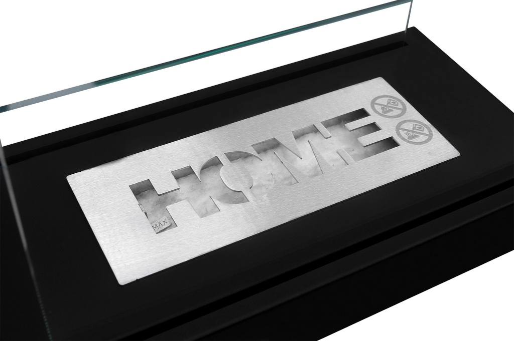 Freestanding Bio Fireplace Home Black Matte