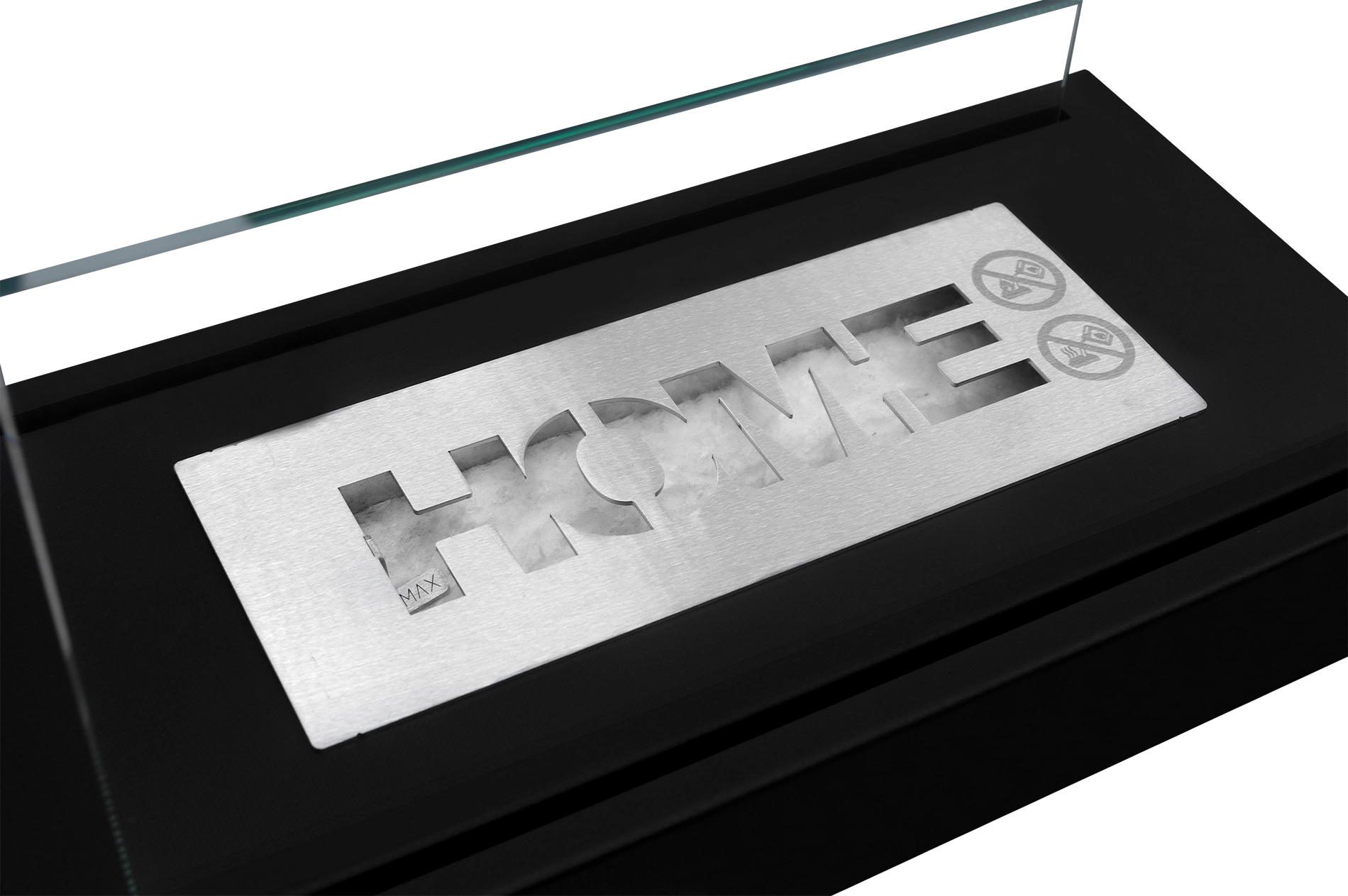 Freestanding Bio Fireplace Home Black Matte