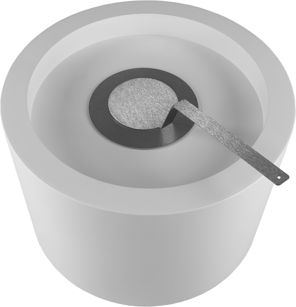 Biofireplace freestanding Moon white matte