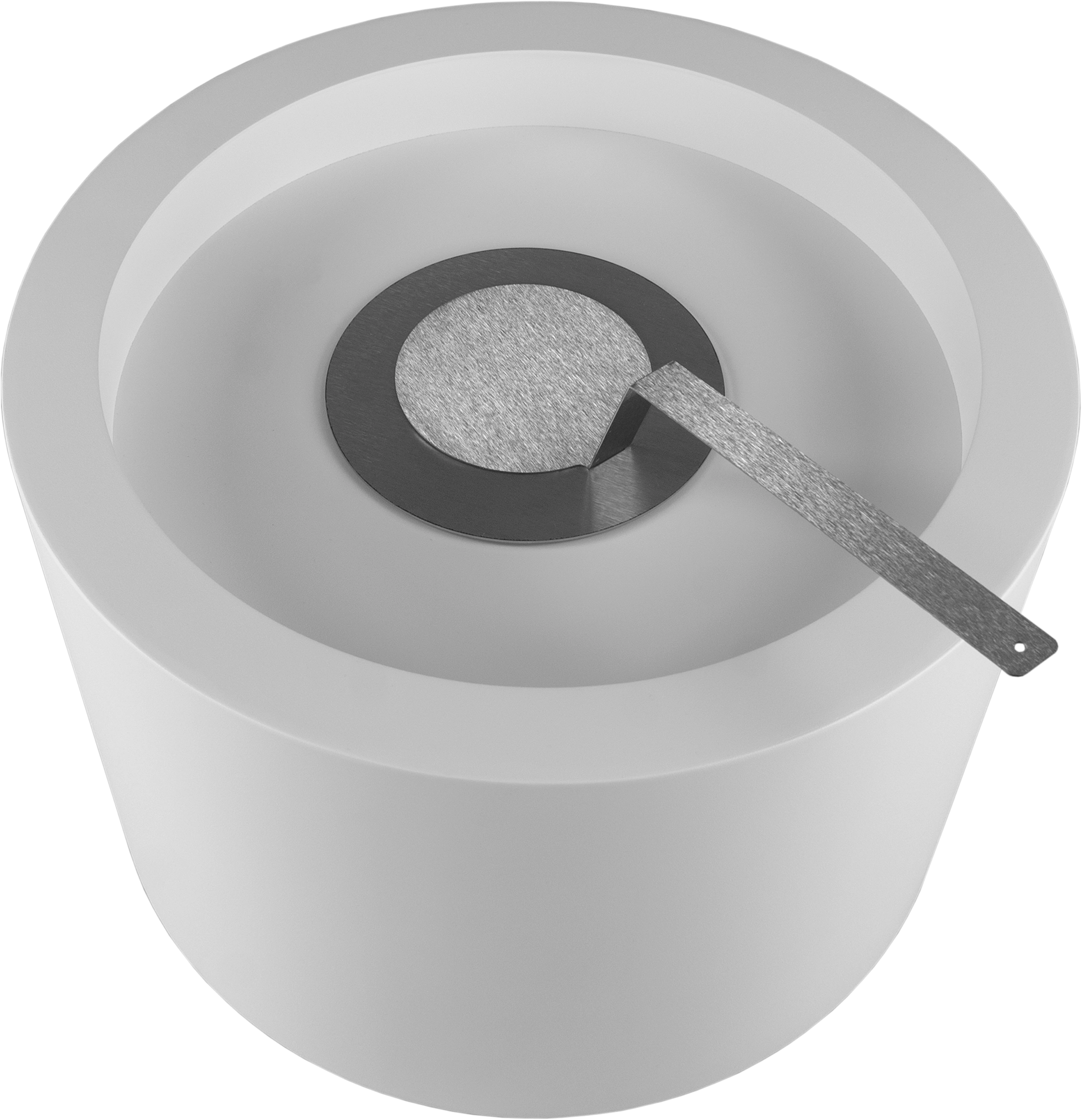 Biofireplace freestanding Moon white matte