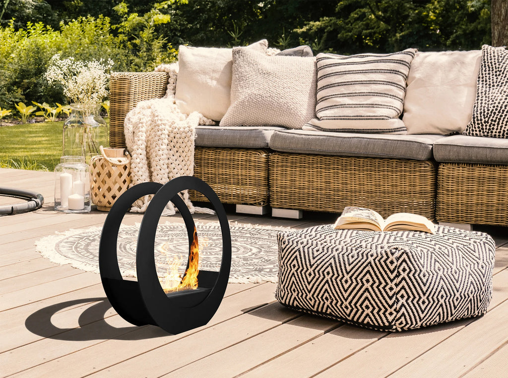 Biofireplace freestanding Only black matte