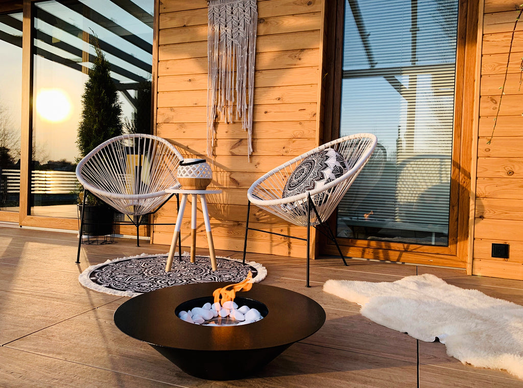Biofireplace freestanding Universe black matte