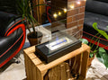 Freestanding Bio Fireplace Glow Black Structural Matte