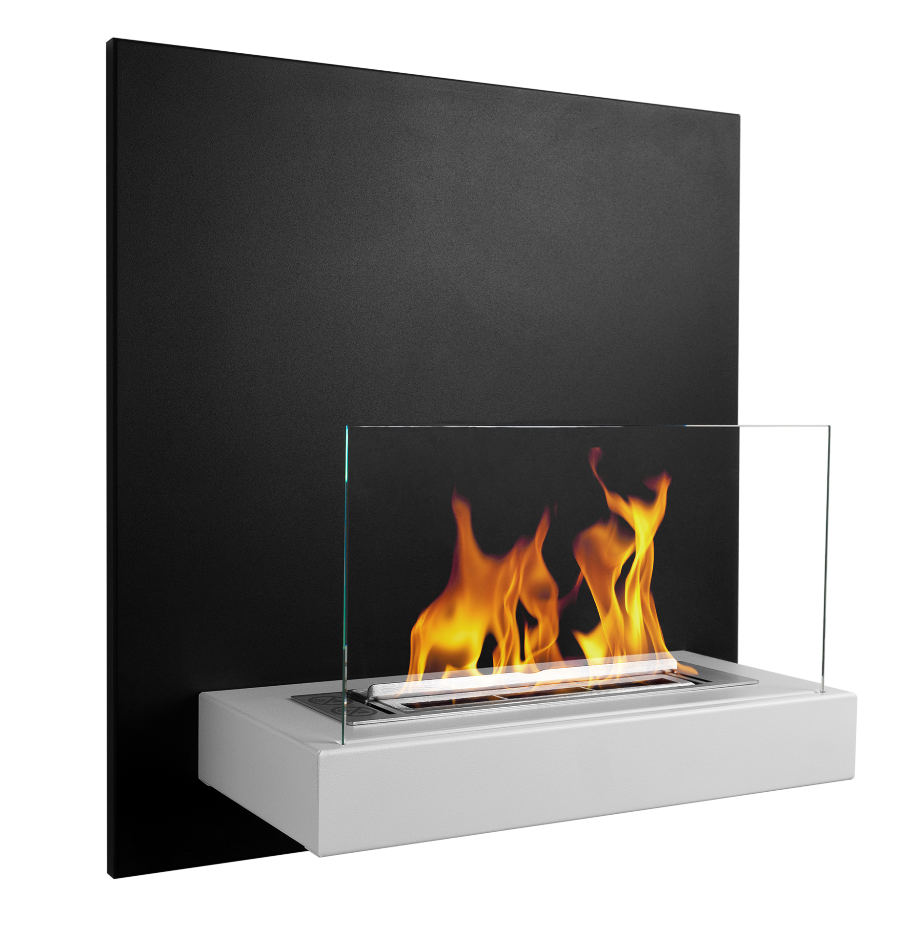 Biofireplace hanging BOARD black-white