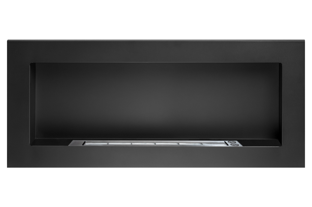 Biofireplace hanging 900x400 black structural matte